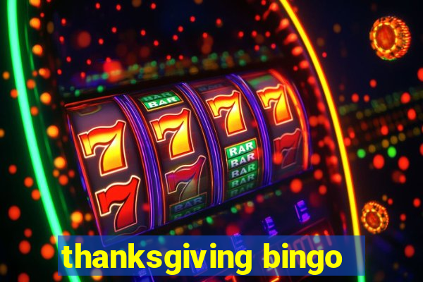 thanksgiving bingo